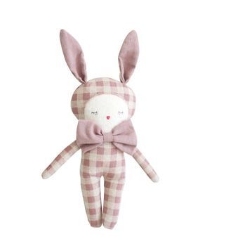 Alimrose Dream Bunny 20cm Rose Check Linen | Creative House